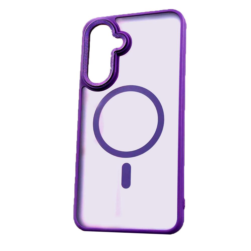 Чохол Matte Corrugated Camera Magnetic для Samsung A56 / A36 (Violet)