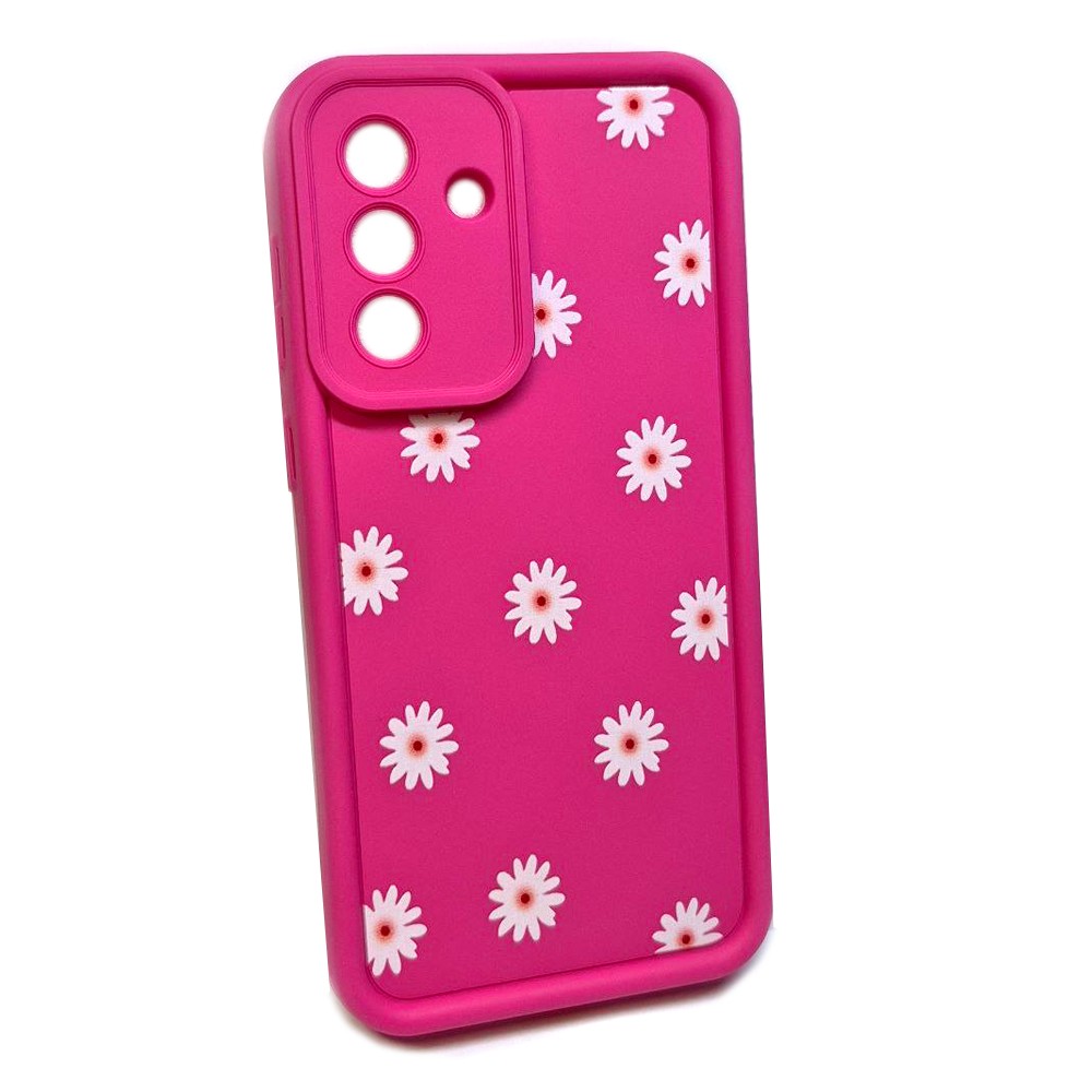 Накладка Shock Sides Resistant для Samsung A56/A36/A37 Pink/flowers-0