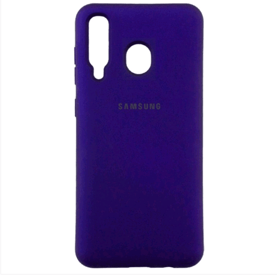 Накладка Silicone Case Full для Samsung M30 2019 M305 фіолетовий-0