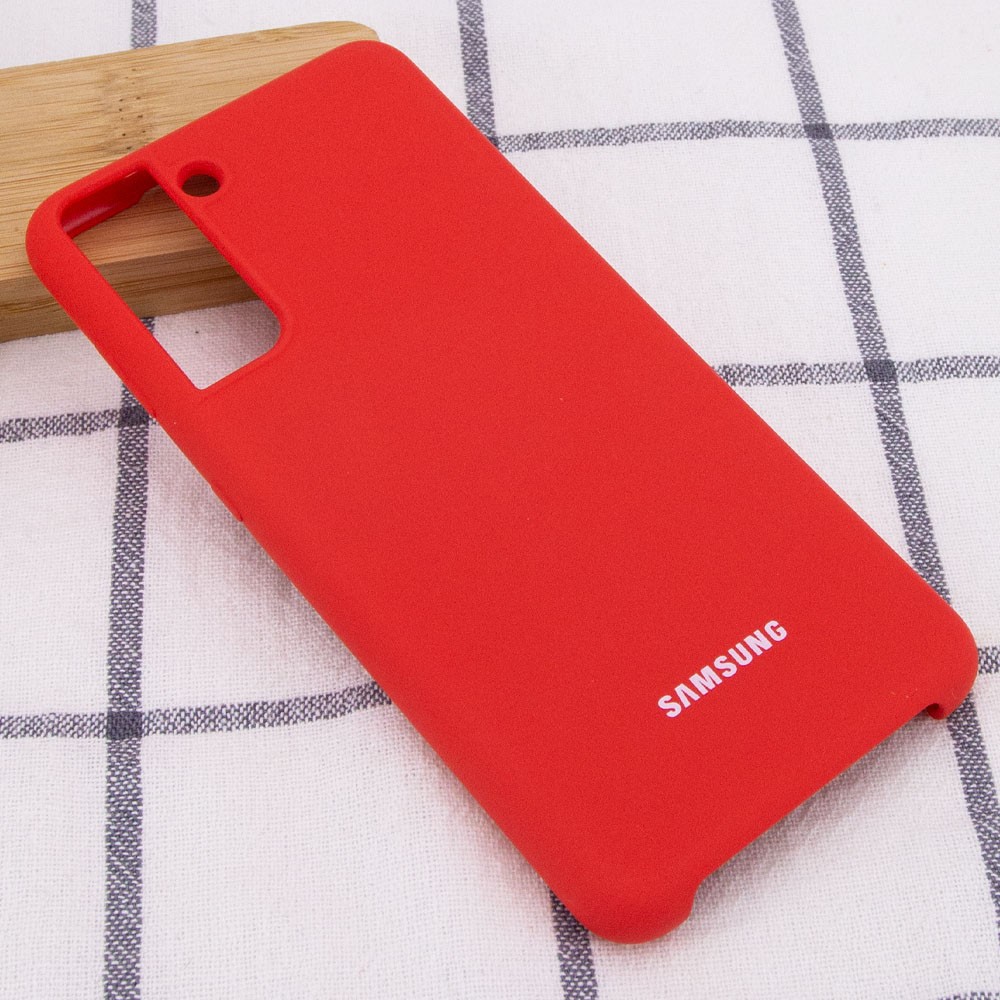 Silicone Cover (AA) для Samsung S21+ (Red)-1