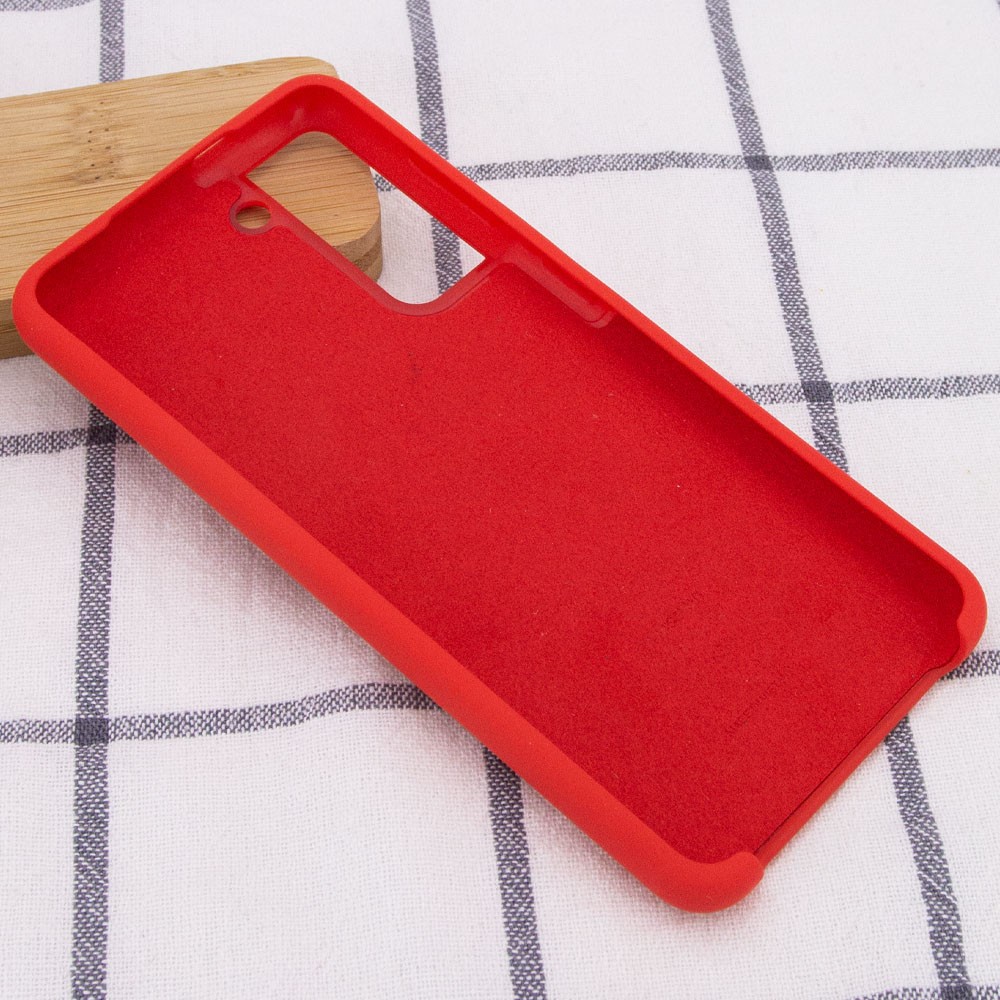 Silicone Cover (AA) для Samsung S21+ (Red)-2