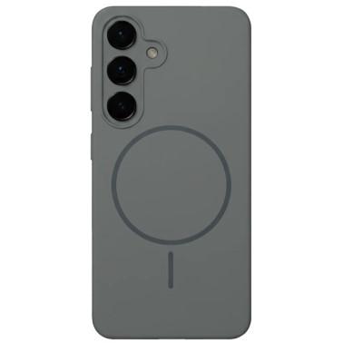 Silicone Case Full Protective (AA) with MagSafe для Samsung S24 FE (stone gray)