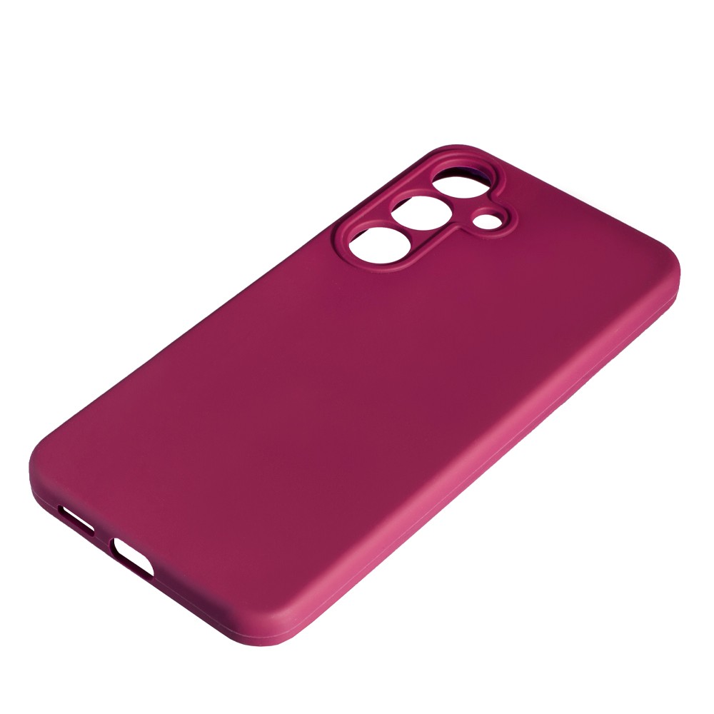 Чохол Softy для Samsung S25 FE бордовий-2