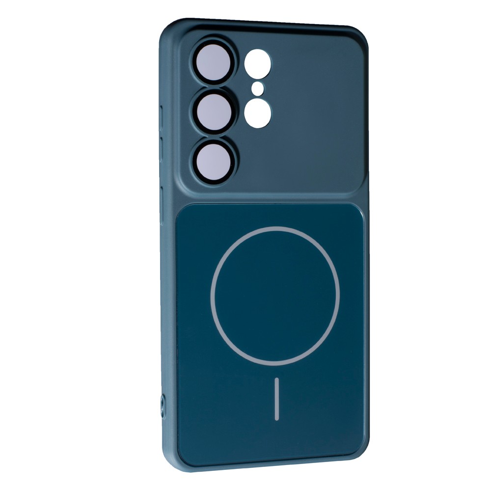 Чохол 17 Style MagSafe для Samsung S26 Ultra синій-0