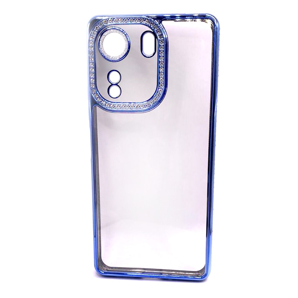 Чохол Clear Diamonds для Xiaomi Redmi 13C / Poco C65 синій-0