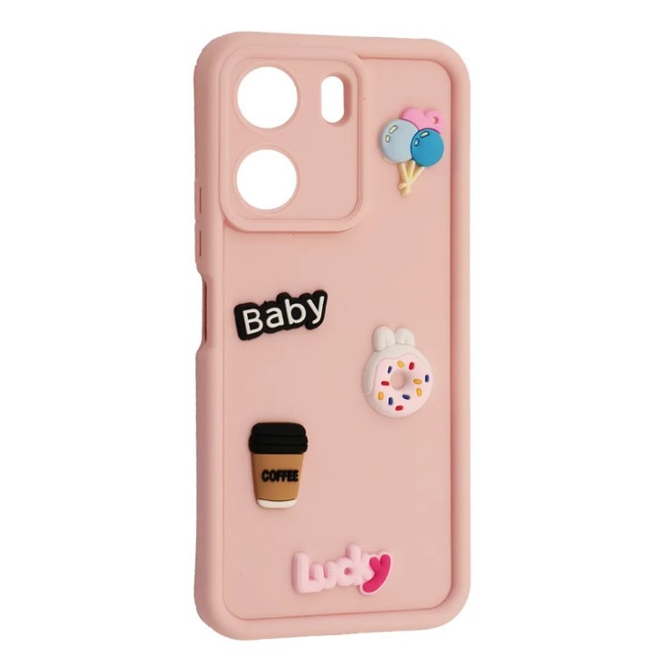 Чохол Pretty Toys для Xiaomi Redmi 13C / Poco C65 (Light pink/Always Happy)-0