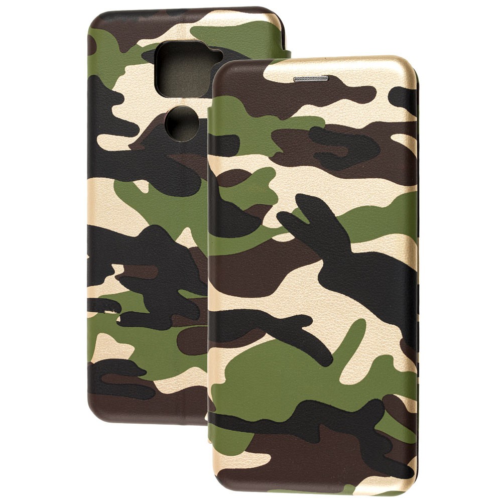 Книжка Premium для Xiaomi Redmi Note 9 (Camouflage)-0