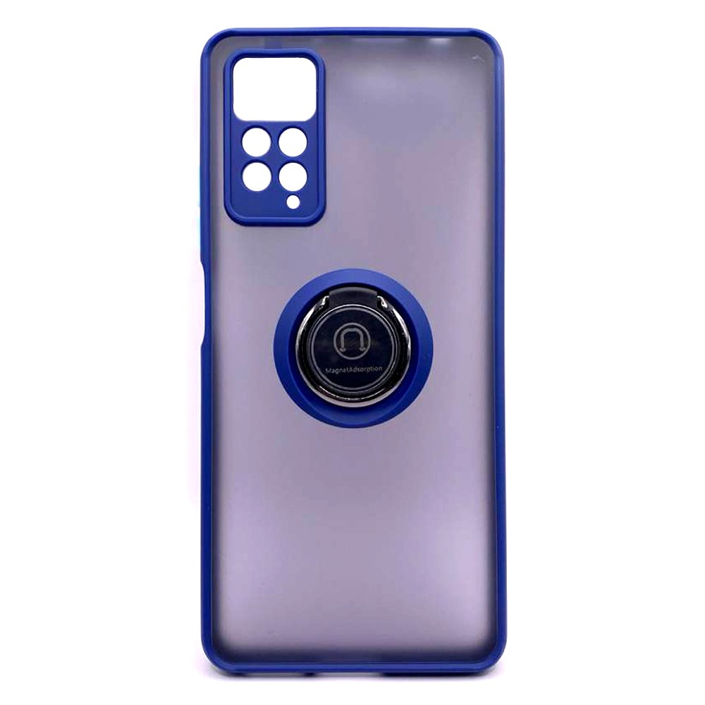 Накладка Totu Gingle Ring для Xiaomi Redmi Note 11 Pro/Note 12 Pro 4G темно-синя-0