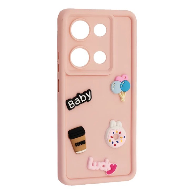 Чохол Pretty Toys для Xiaomi Redmi Note 13 4G (Light pink/Always Happy)-0