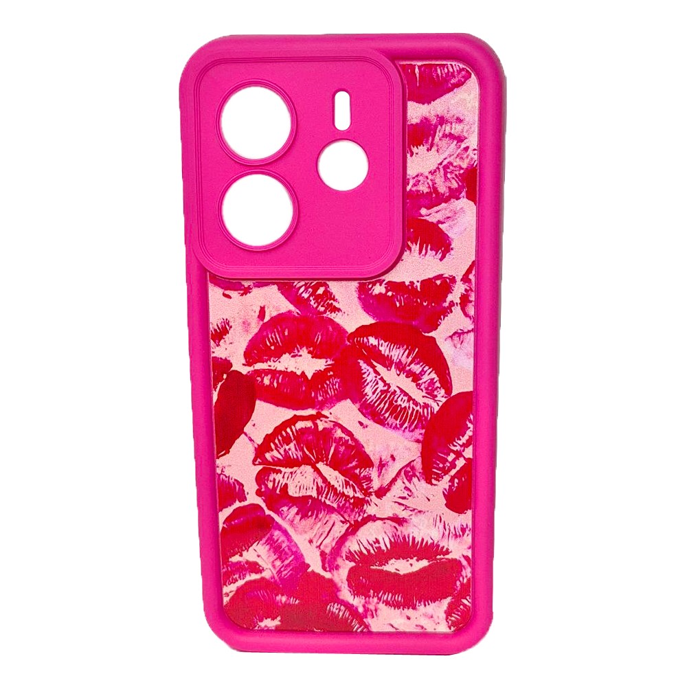 Накладка Shock Sides Resistant для Xiaomi Note 14 4G 164 mm Pink/lips-0