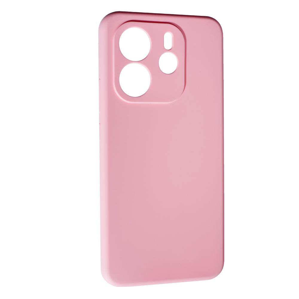 Silicone Case Full Camera no logo для Xiaomi Note 14 4G (Europe version) Light pink