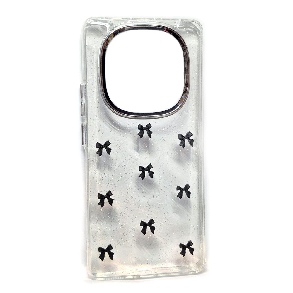 Накладка Shiny Crystal bow для Xiaomi Redmi Note 14 Pro 4G (Black)-0