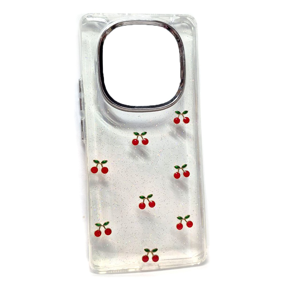 Накладка Shiny Crystal для Xiaomi Redmi Note 14 Pro 4G (Cherry)-0