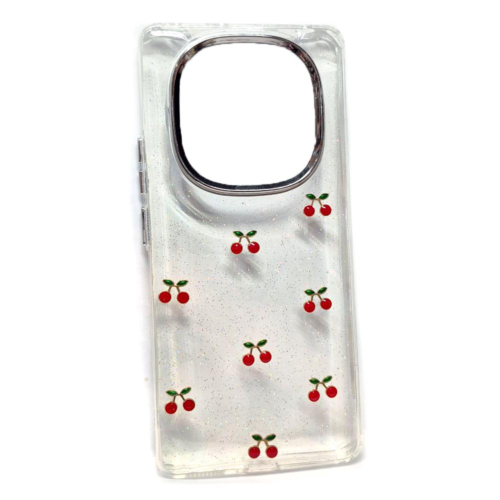 Накладка Shiny Crystal для Xiaomi Redmi Note 14 Pro 4G (Cherry)