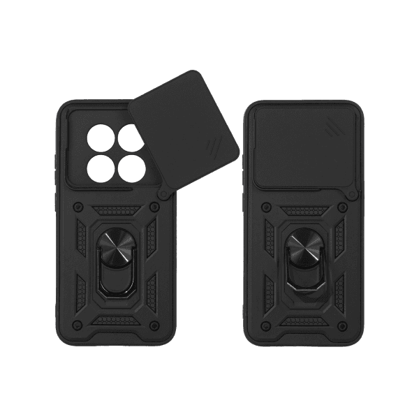 Накладка Camshield Army Ring для Xiaomi Note 15 Pro 4G Чорний