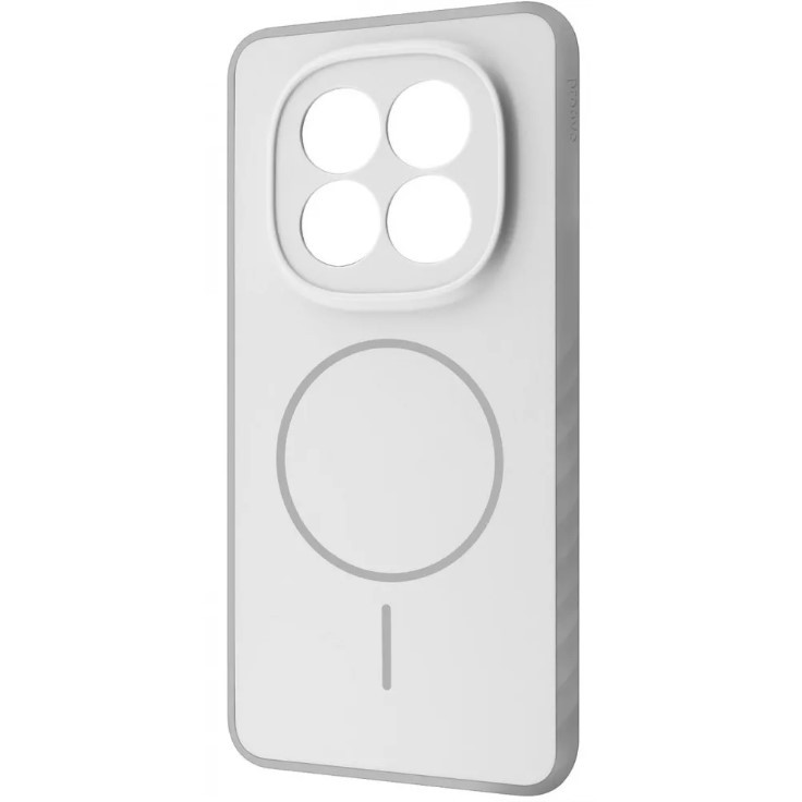 Чохол Proove Softline with Magnetic Ring для Xiaomi Redmi Note 15 Pro 5G (silver)-0