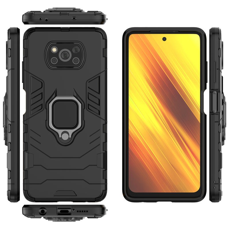 Накладка Armor 2.0 для Xiaomi Poco X3 NFC / Poco X3 Pro чорна-0