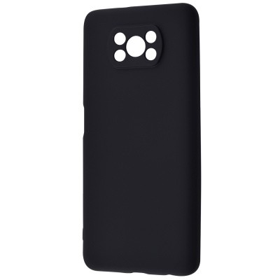Silicone Cover Full Camera without Logo (A) для Xiaomi  Poco X3/Poco X3 Pro (black)-0