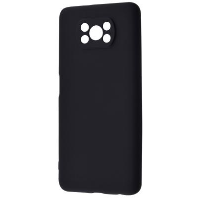 Silicone Cover Full Camera without Logo (A) для Xiaomi  Poco X3/Poco X3 Pro (black)