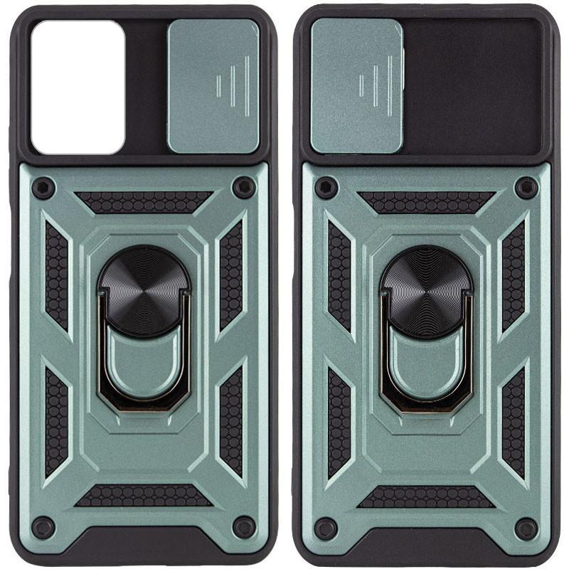 Чохол Camshield з кільцем і захистом камери для Oppo A96 4G / A76 4G / A36 4G / Realme 9i 4G Зелена