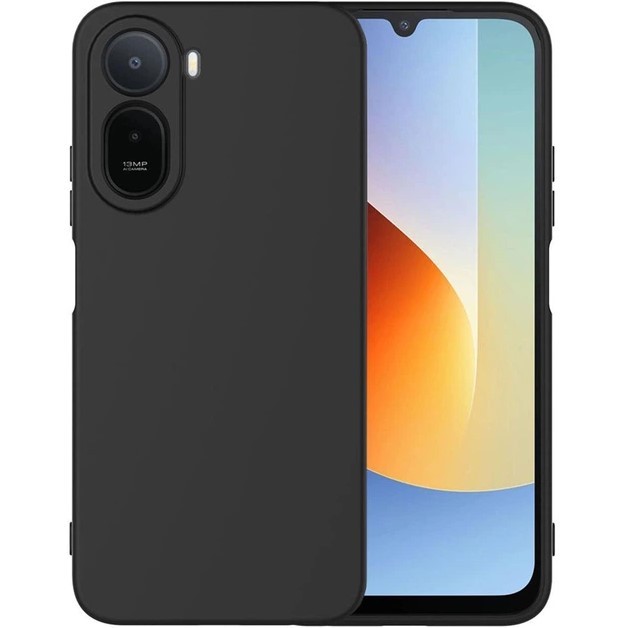 Silicone Cover Full Camera without Logo (A) для Xiaomi Redmi A7 Pro 4G (Black)-0