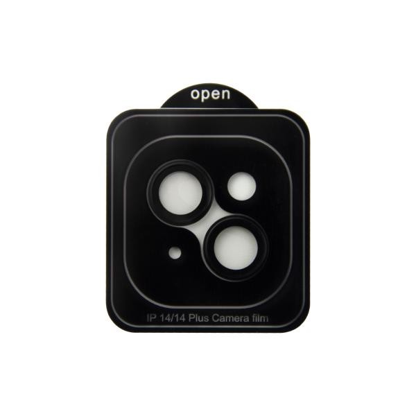 Захисне скло для камери iPhone 14/14 Plus (Чорне)-0