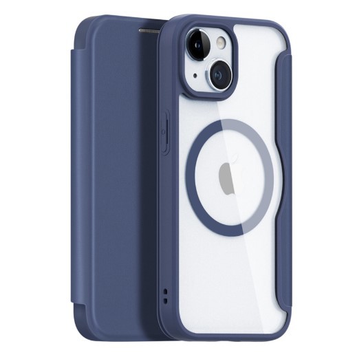 Книжка Dux Ducis Skin X Pro with MagSafe для iPhone 15 (Blue)-0