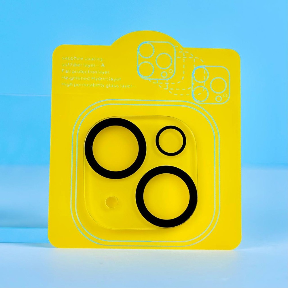 Захисне скло Camera Protection для iPhone 15 (6.1") / 15 Plus (6.7") (чорне)-0