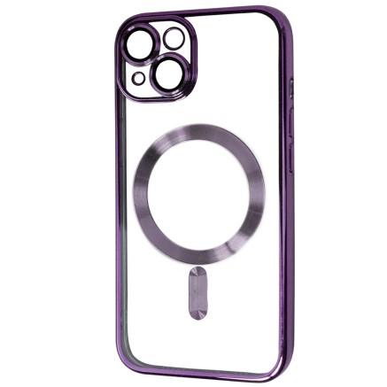 Накладка SHINING Camera MagSafe для iPhone 15 Violet