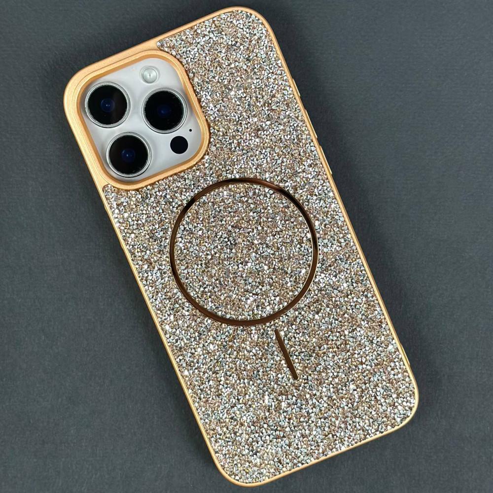 Чохол SW Magnetic для IPhone 15 Pro Max золотий