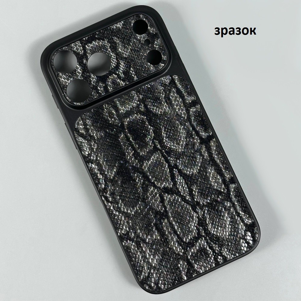 Чохол Reptile Leather Touch для Iphone 11 (Чорний)-0