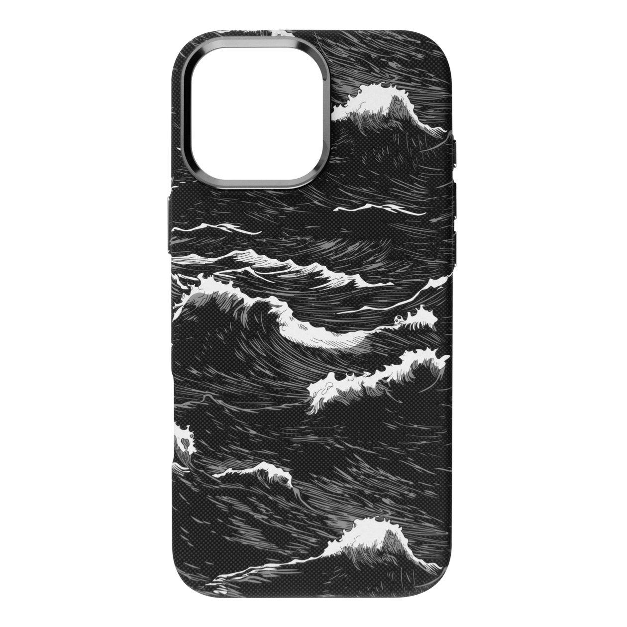 Чохол Carbonite Gleam Case with Magnetic Ring для IPhone 15 Pro Max (black storm)