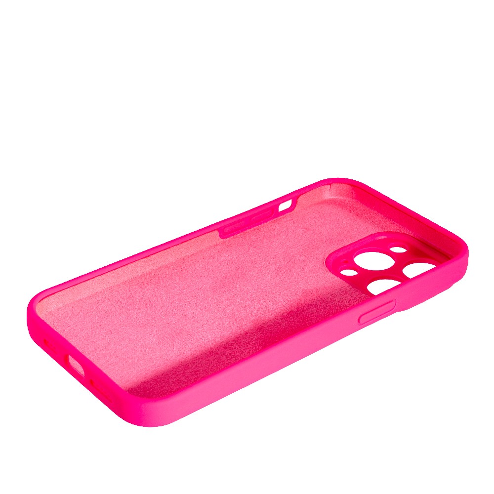 Silicone Case Full Camera Protective NO LOGO (AA) для iPhone 15 Pro (Barbie pink)-1