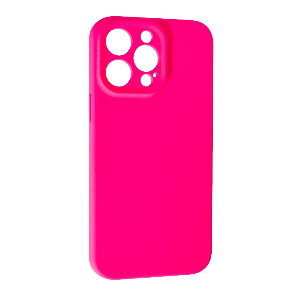 Silicone Case Full Camera Protective NO LOGO (AA) для iPhone 15 Pro (Barbie pink)-0