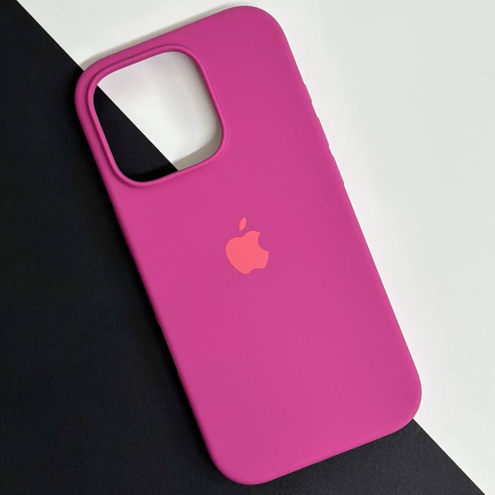 Silicone Case Full Protective (AA) для iPhone 16 Pro Max (Dragon fruit)