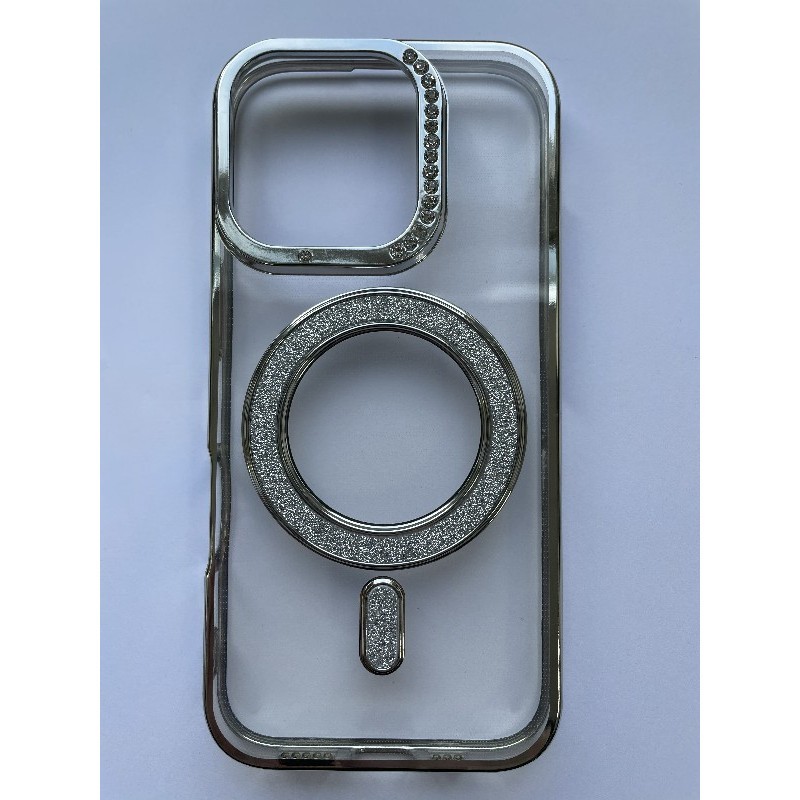 Чохол Clear SW Magsave для IPHONE 16 PRO MAX срібний-0