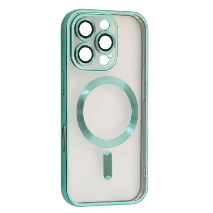 Накладка SHINING Camera MagSafe для iPhone 16 Pro Max Green