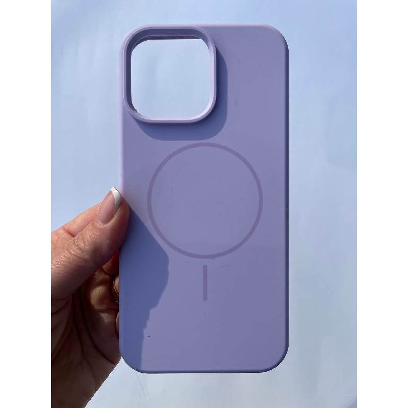 Silicone Case Full Protective (AA) with MagSafe для iPhone 16 Pro (Viola)-0