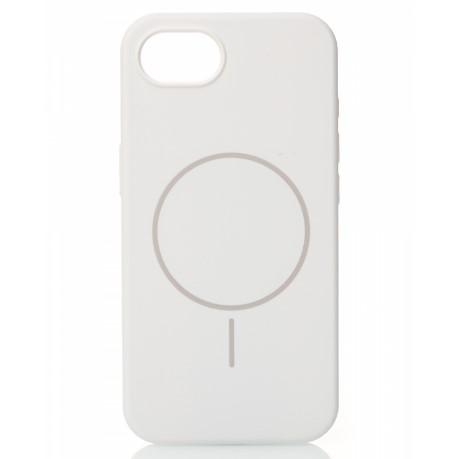Silicone Case Full Protective (AA) with MagSafe для iPhone 16E (White)