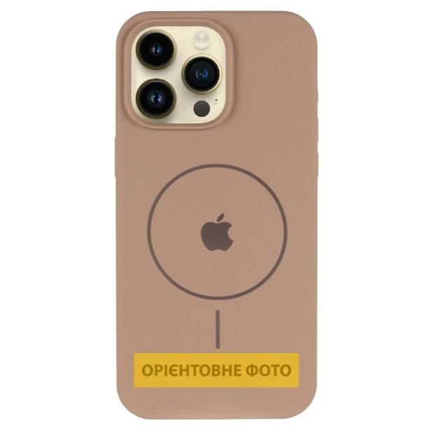 Silicone Case Full Protective (AA) with MagSafe для iPhone 16E (Desert gold)