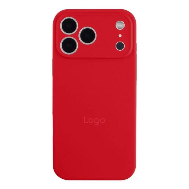 Silicone Case Full Camera Protective (AA) для iPhone 17 Pro Max (6.9") (Red)