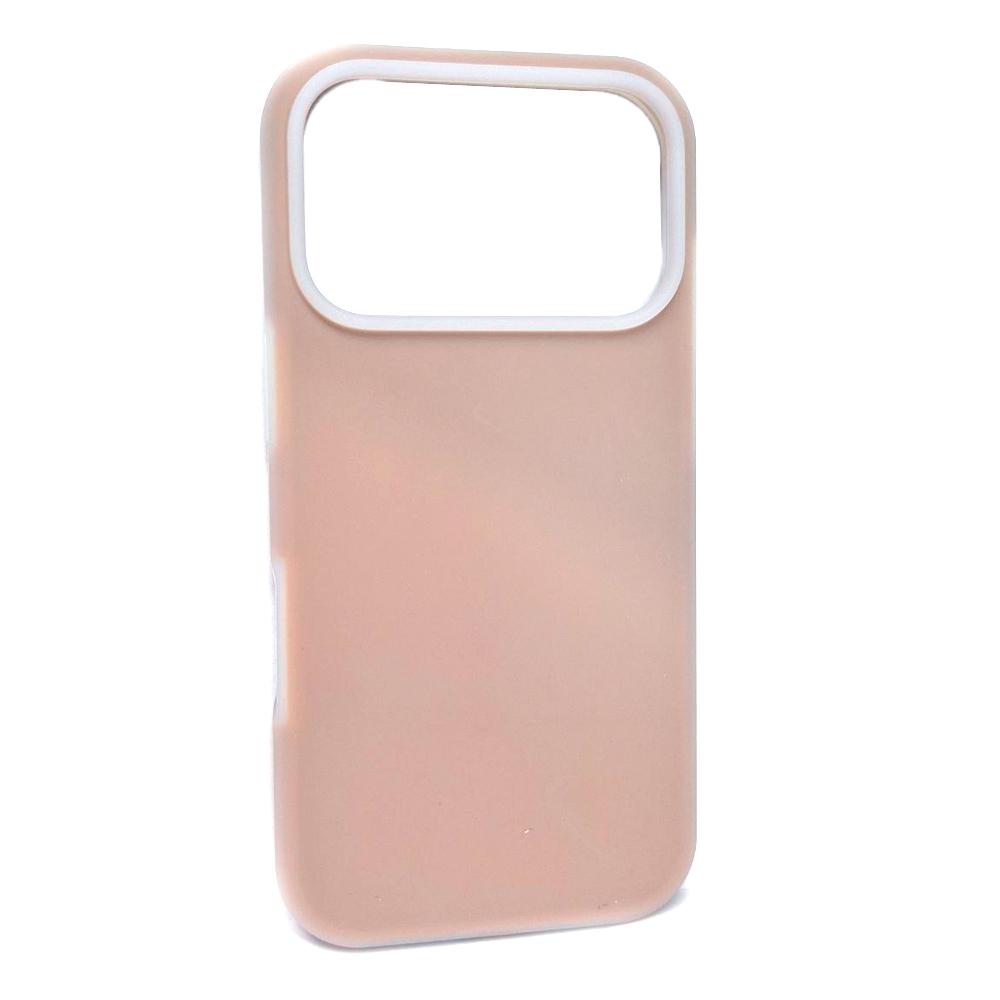 Чохол Matte Neon для IPhone 17 Pro Max кремовий