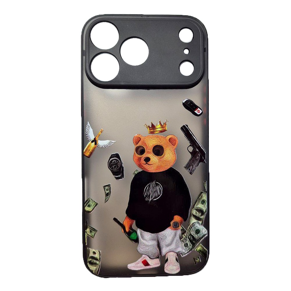 Накладка Totu Gingle Print для Iphone 17 Pro Max Мішка-0