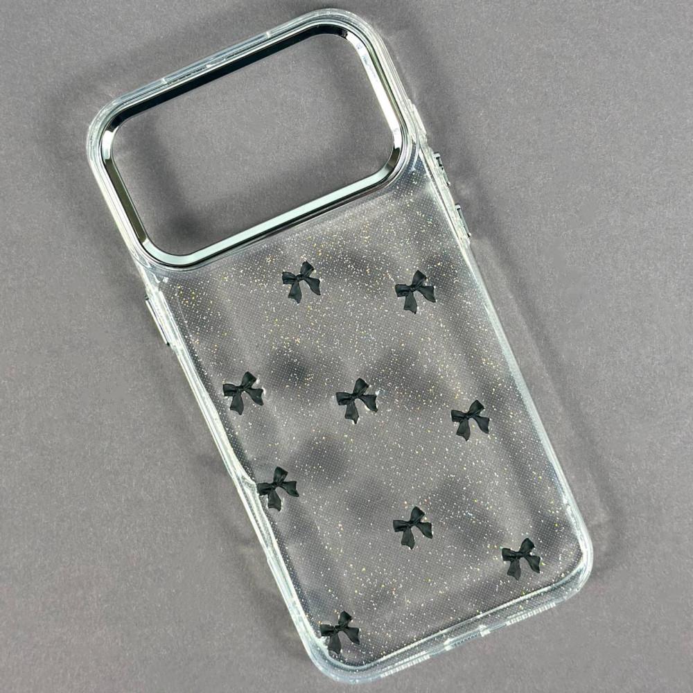 Накладка Shiny Crystal bow для Iphone 17 Pro Max (Black)