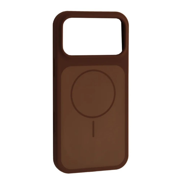 Чохол New Silicone Case MagSafe для iPhone 17 Pro Max New Brown-0