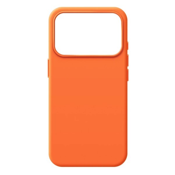Silicone Case Full Protective (AA) with MagSafe NO LOGO для iPhone 17 Pro Max (Orange)-0