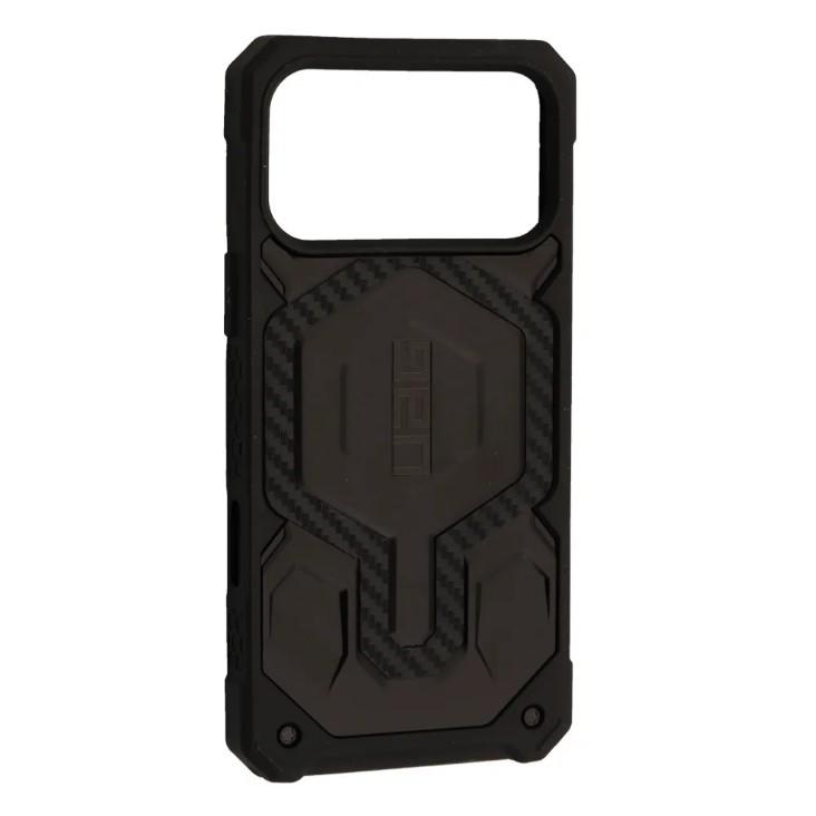 Чохол UAG для iPhone 17 Pro Max MONARCH PRO MAGSAFE (Carbon fiber) чорний