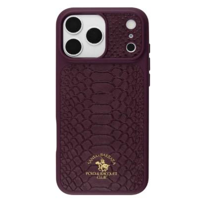 Чохол Santa Barbara Polo Knight для iPhone 17 Pro Max/18 Pro Max бургунді