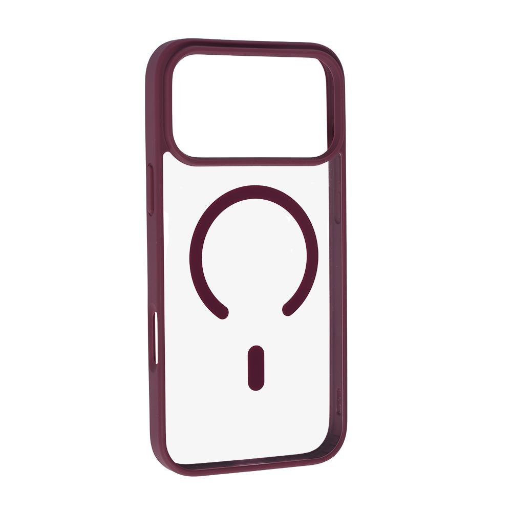 Накладка Magsafe TPU+PC Color Iphone 17 Pro Max / 18 Pro Max Burgundy