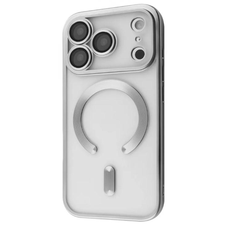 Накладка Metal Matte Case MagSafe для iPhone 17 Pro Max (white titanium)